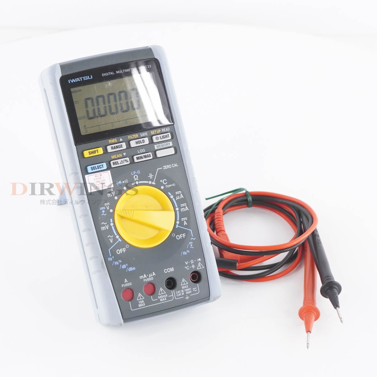 [DW]USED 8���ݾ� 12/2023CAL IWATSU VOAC22 DMM DIGITAL MULTIMETER �ǥ�����ޥ���᡼���� [06912-0414]