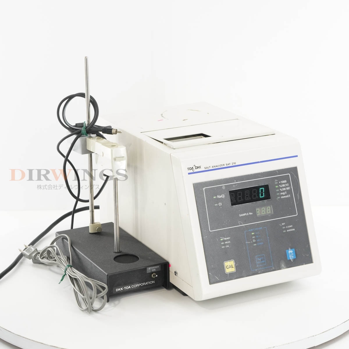 [DW]USED 8���ݾ� TOA DKK SAT-210 SALT ANALYZER ��ʬʬ�Ϸ� �Ÿ������� [06989-0022]