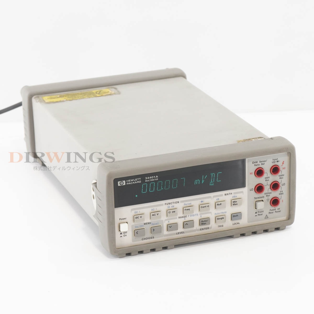 [DW]USED 8���ݾ� hp 34401A DMM DIGITAL MULTIMETER �ޥ���᡼���� �ǥ�����ޥ���᡼���� �Ÿ������� [06937-0002]