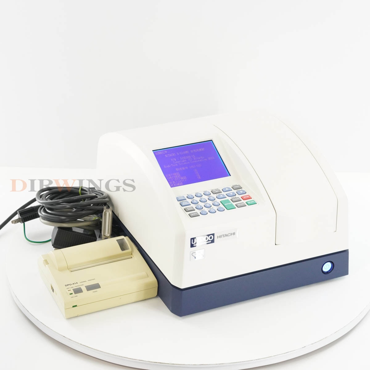 [DW]USED 8���ݾ� HITACHI U-5100 Spectrophotometer �쥷���ӡ���ʬ�����ٷ� DPU-414 AC�����ץ��� �Ÿ������� [06873-0004]