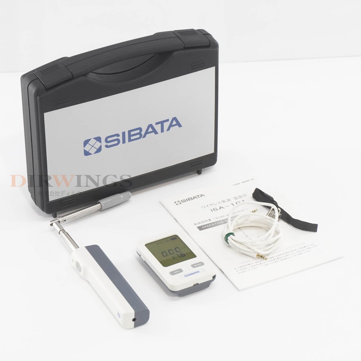 [DW]USED 8���ݾ� SIBATA ISA-101 ISA-101D ISA-101P Wireless Wind Velocity/Temperature Meter �磻��쥹��®�����ٷ� ...[06801-0252]