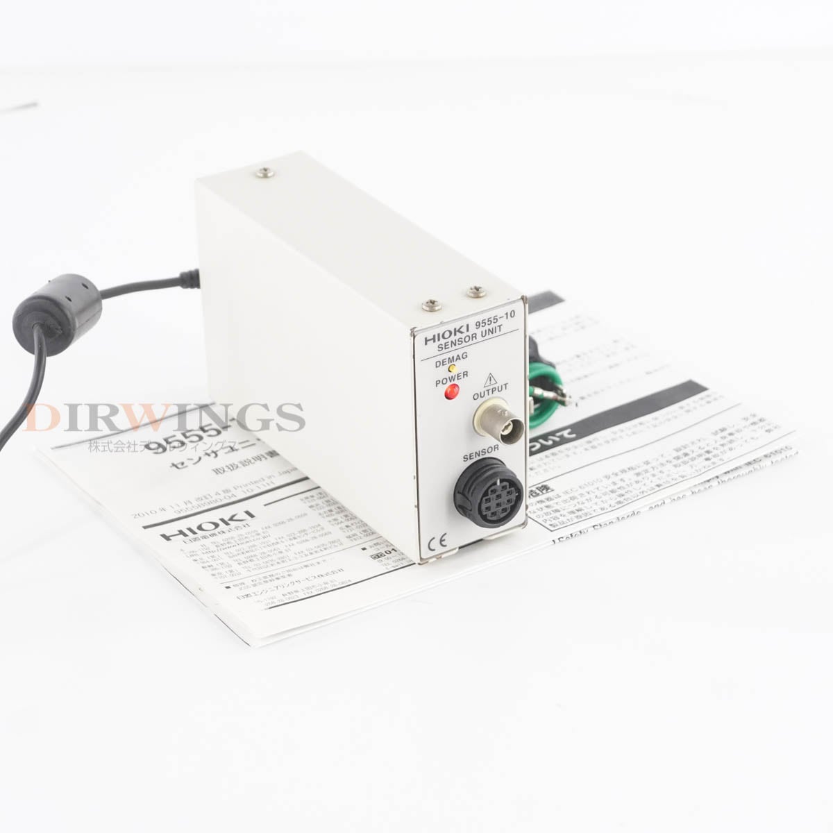 [DW]USED 8���ݾ� 7������ HIOKI 9555-10 SENSOR UNIT ���󥵡���˥å� ���󥵡����Ÿ� ���󥵥�˥å� AC�����ץ��� �Ÿ�...[06912-0561]