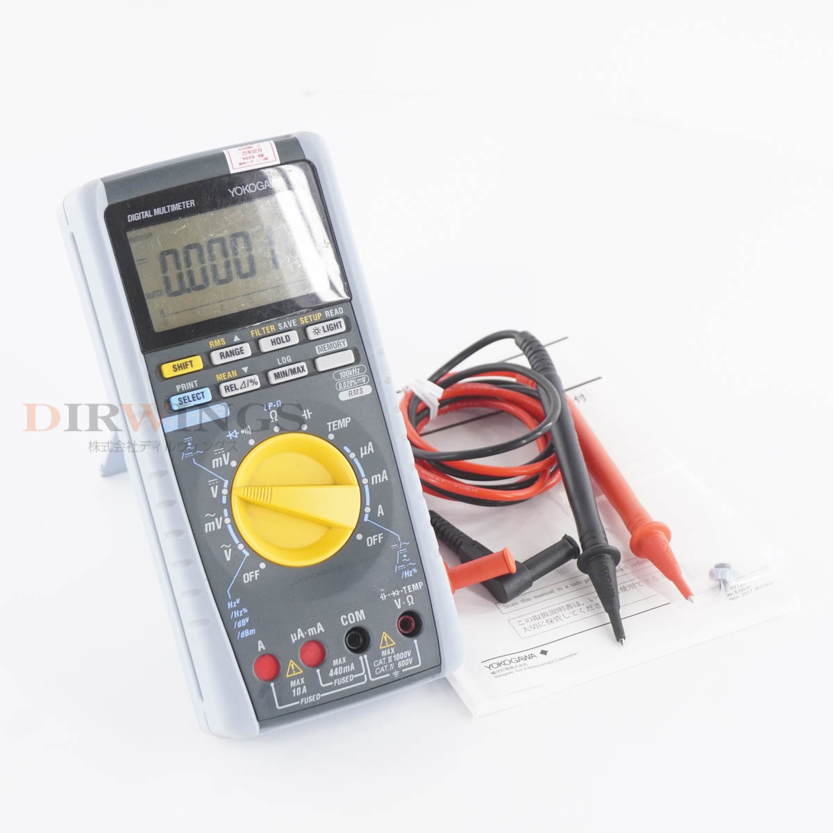[DW]USED 8���ݾ� 02/2024CAL YOKOGAWA TY720 DMM DIGITAL MULTIMETER �ǥ�����ޥ���᡼���� �谷������ [06912-0378]