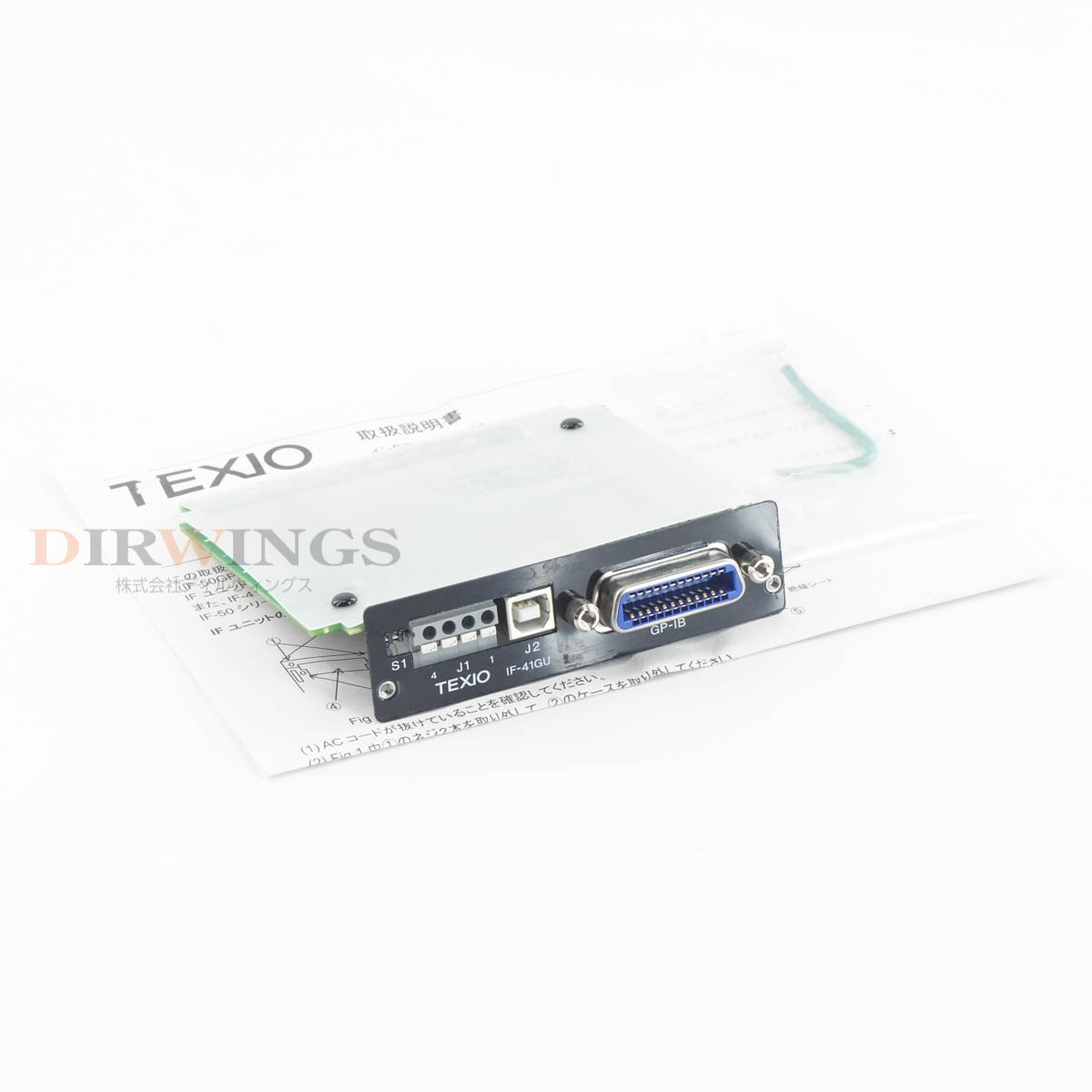 [DW]USED 8���ݾ� 12������ TEXIO IF-41GU GP-IB/USB Control Board PW-A PAR-A GP-IB/USB����ȥ�����ܡ��� DC�Ÿ� ľή...[06981-0093]