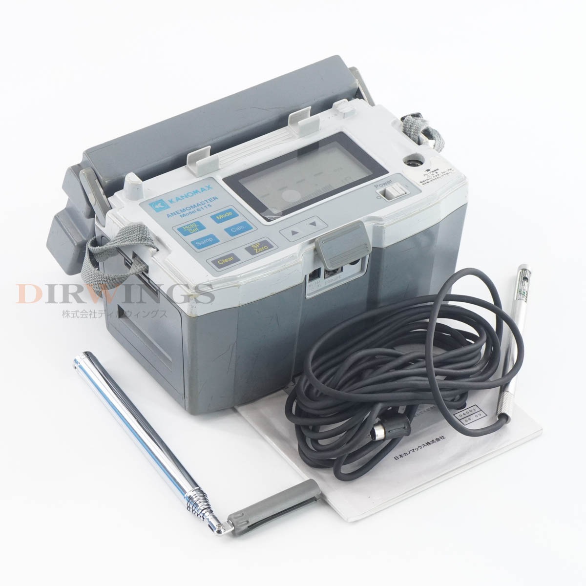 [DW]USED 8���ݾ� KANOMAX 6115 ANEMOMASTER ���ͥ�ޥ����� ��®�� �谷������ [06971-0040]