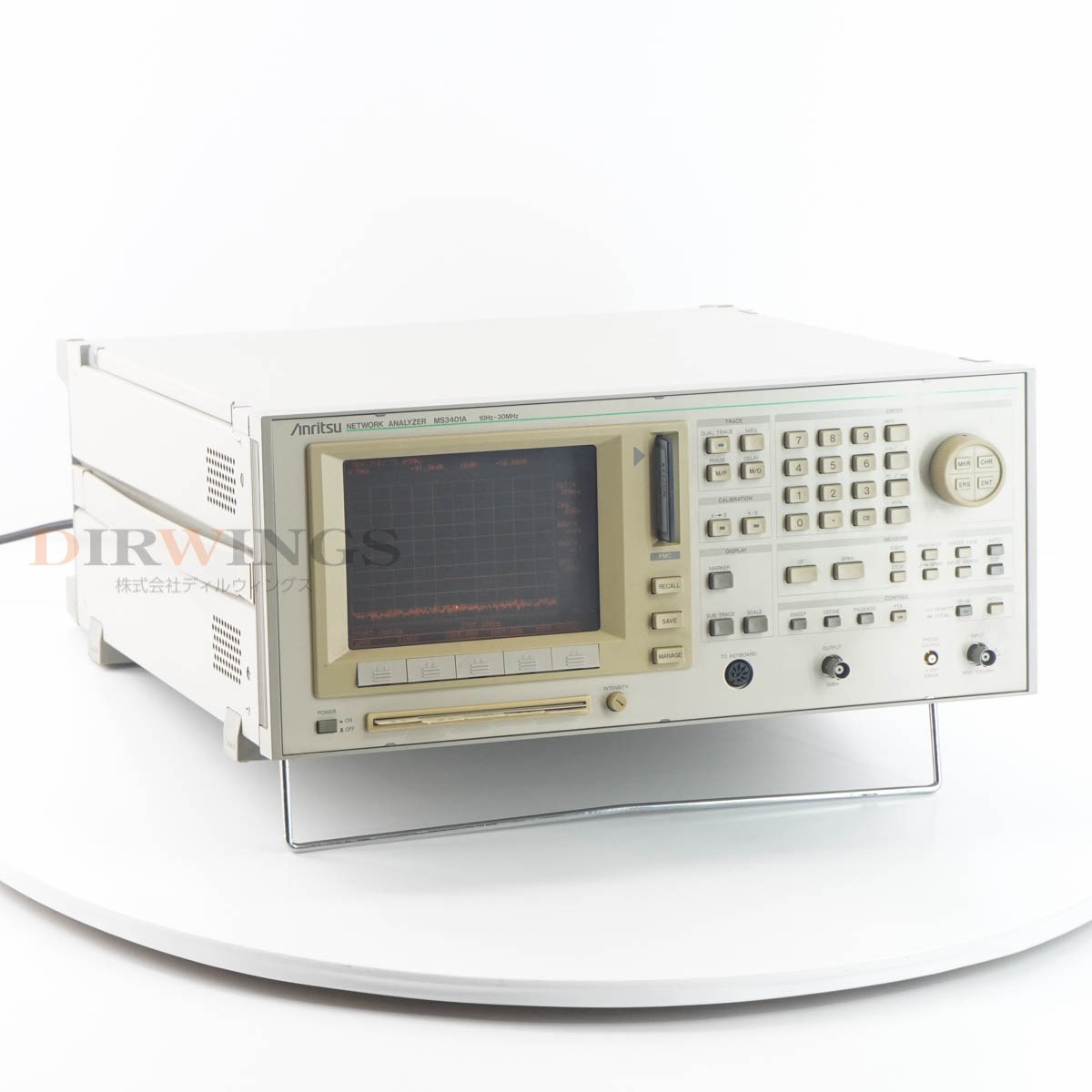 [DW]USED 8���ݾ� Anritsu MS3401A NETWORK ANALYZER �ͥåȥ�����ʥ饤���� OPT 01 10Hz-30MHz [06570-0022]