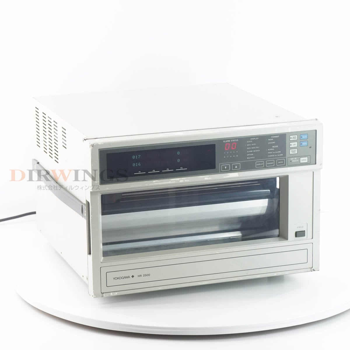 [DW]USED 8���ݾ� YOKOGAWA HR2500 388050-111-12/GP-IB HYBRID RECORDER �ϥ��֥�åɥ쥳������ ��Ͽ�� ���� [06570-0025]