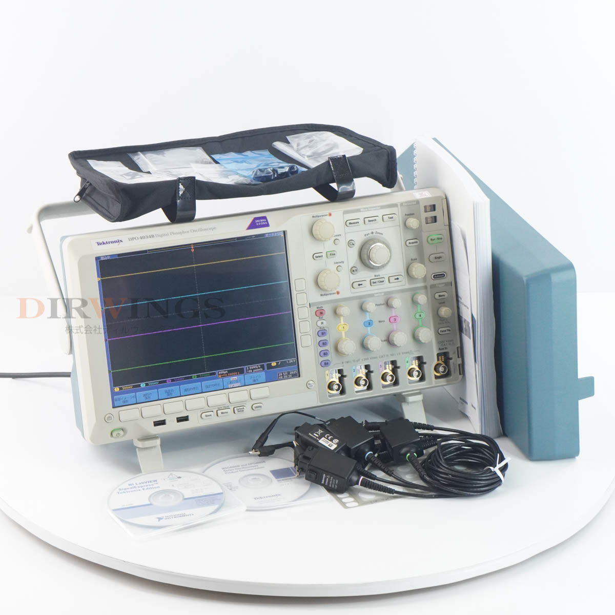 [DW]USED 8���ݾ� 03/2024CAL Tektronix DPO 4034B DPO4034B DPO4000B Digital Phosphor Oscilloscope �ǥ����롦�ե�����...[07111-0064]
