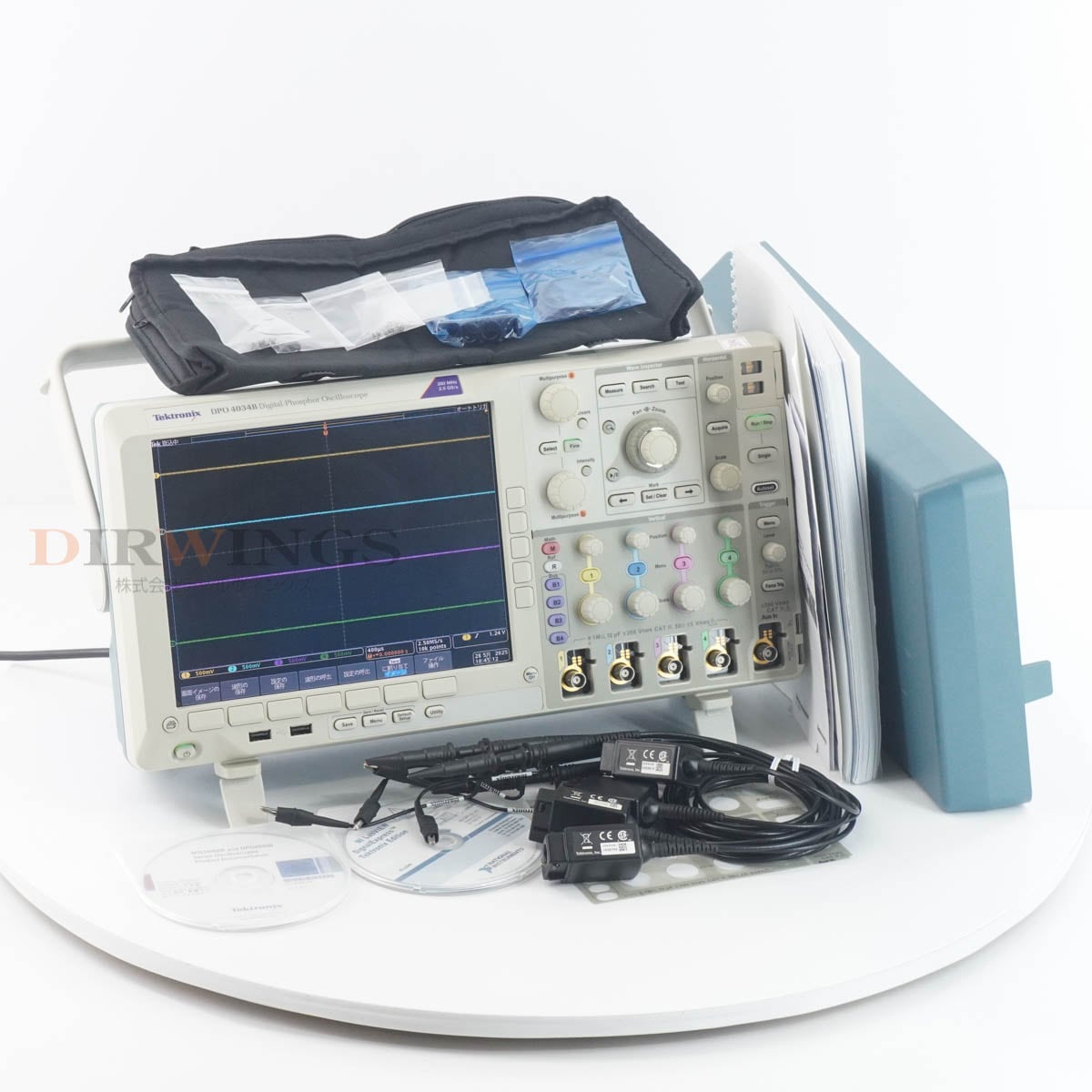 [DW]USED 8���ݾ� 02/2024CAL Tektronix DPO 4034B DPO4034B DPO4000B Digital Phosphor Oscilloscope �ǥ����롦�ե�����...[07111-0065]