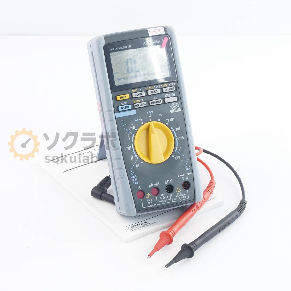 [DW]USED 8���ݾ� 03/2024CAL YOKOGAWA TY720 DMM DIGITAL MULTIMETER �ǥ�����ޥ���᡼���� �谷������ [07111-0195]