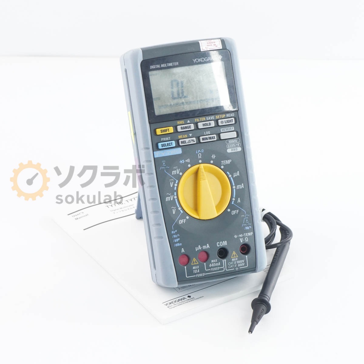 [DW]USED 8���ݾ� 03/2024CAL YOKOGAWA TY720 DMM DIGITAL MULTIMETER �ǥ�����ޥ���᡼���� �谷������ [07111-0198]