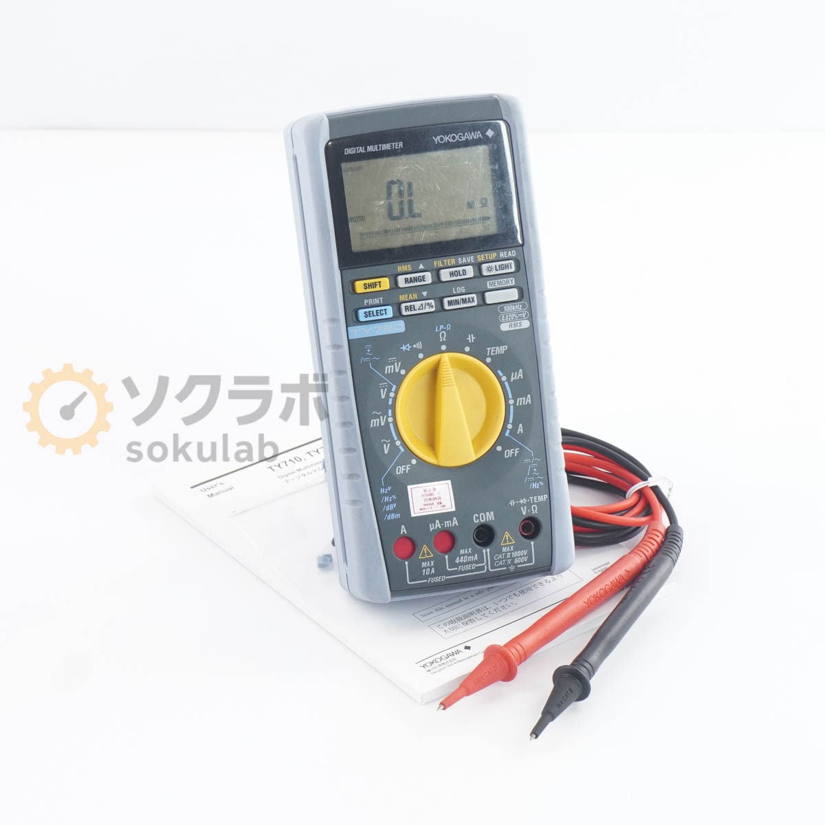 [DW]USED 8���ݾ� 04/2024CAL YOKOGAWA TY720 DMM DIGITAL MULTIMETER �ǥ�����ޥ���᡼���� �谷������ [07111-0206]