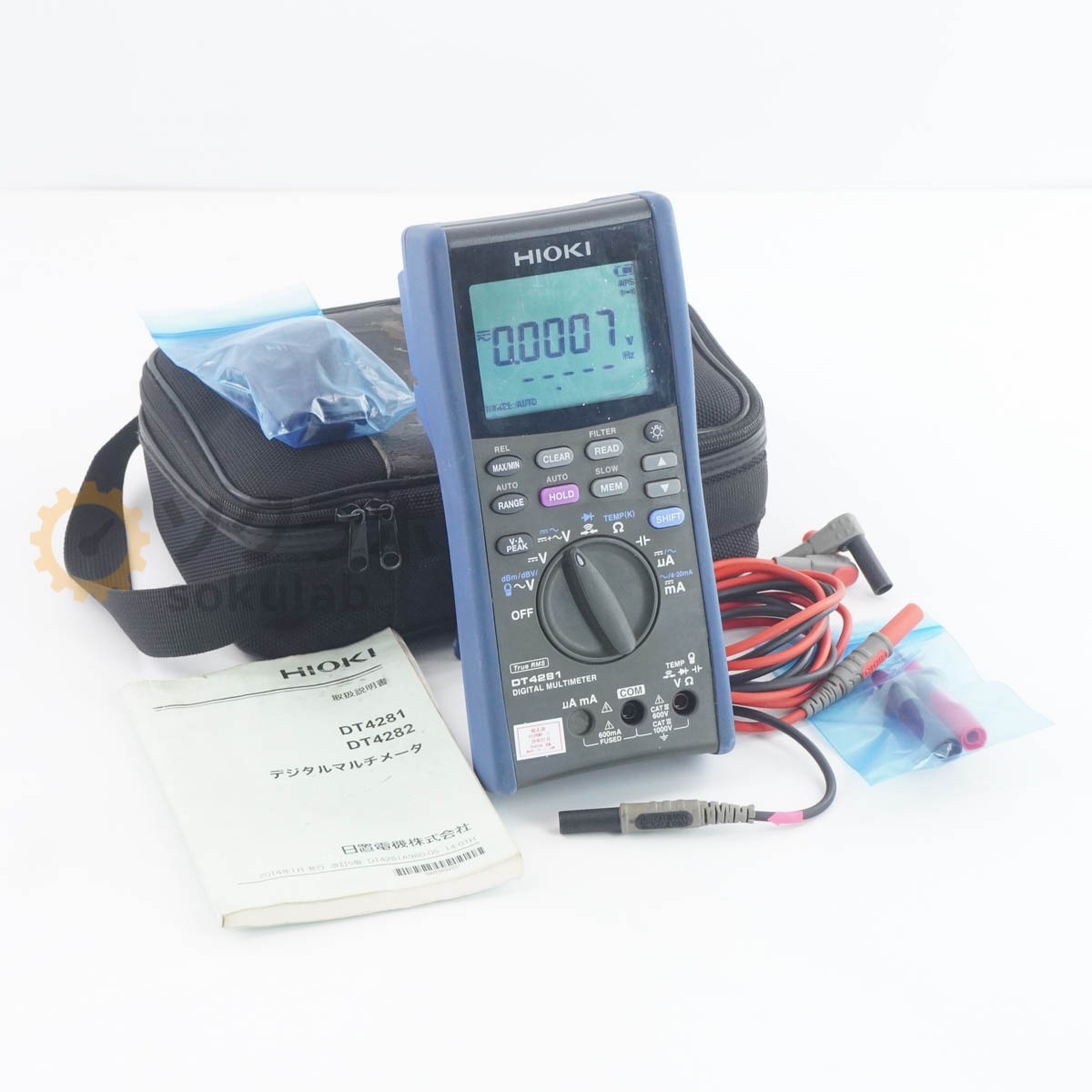 [DW]USED 8���ݾ� ����2026ǯ1��ޤ�ͭ�� HIOKI DT4281 DMM DIGITAL MULTIMETER �ǥ�����ޥ���᡼���� �谷������ [07111-0249]
