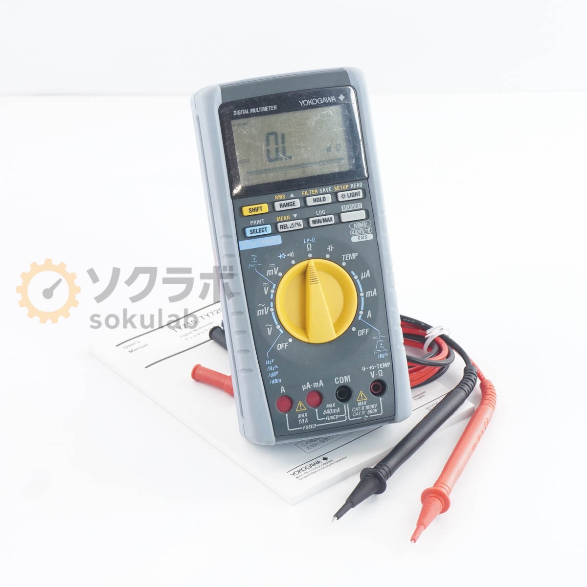 [DW]USED 8���ݾ� 03/2024CAL YOKOGAWA TY720 DMM DIGITAL MULTIMETER �ǥ�����ޥ���᡼���� �谷������ [07111-0196]