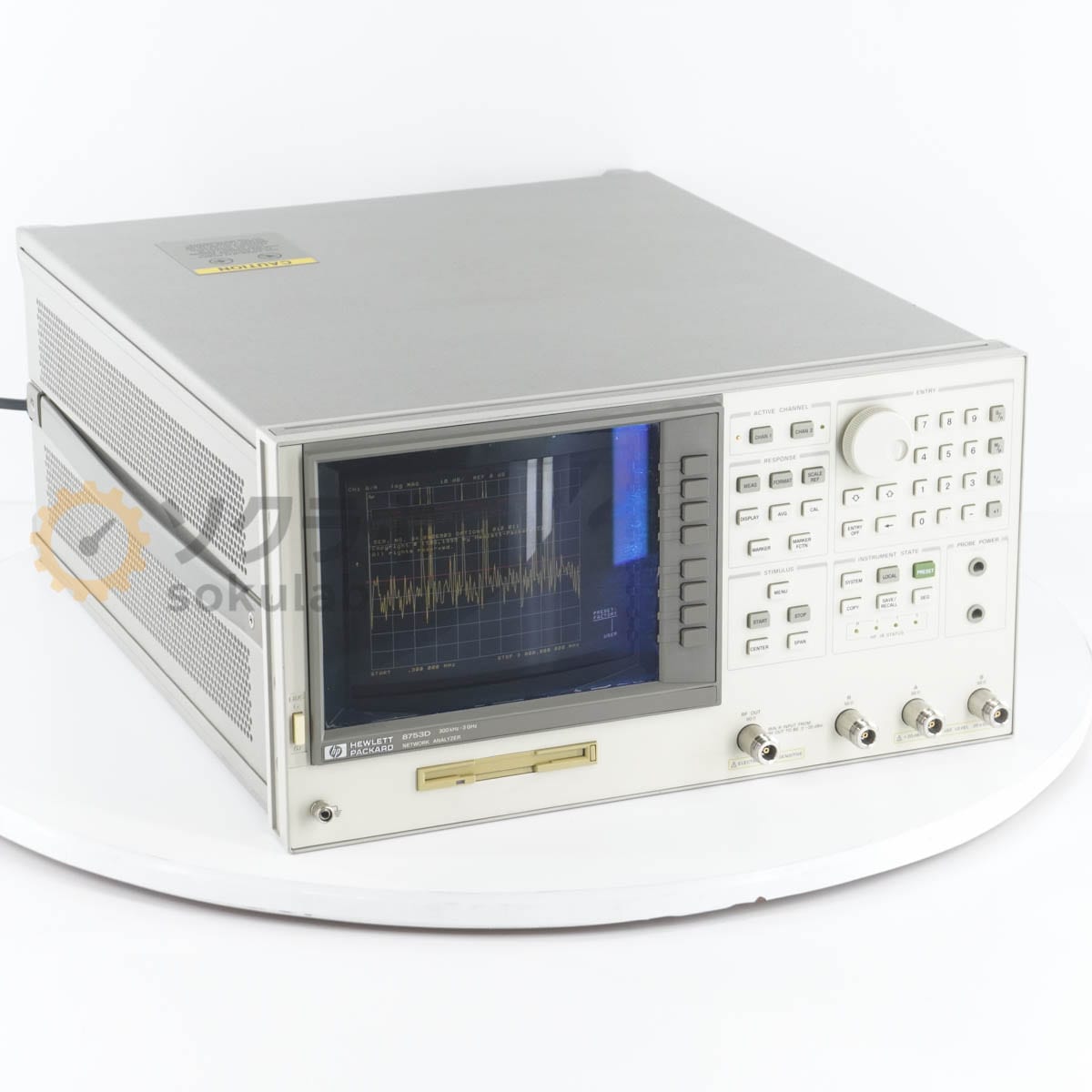 [DW]USED 8ݾ hp 8753D NETWORK ANALYZER ͥåȥʥ饤 OPT 010 011 300kHz-3GHz [07140-0001]