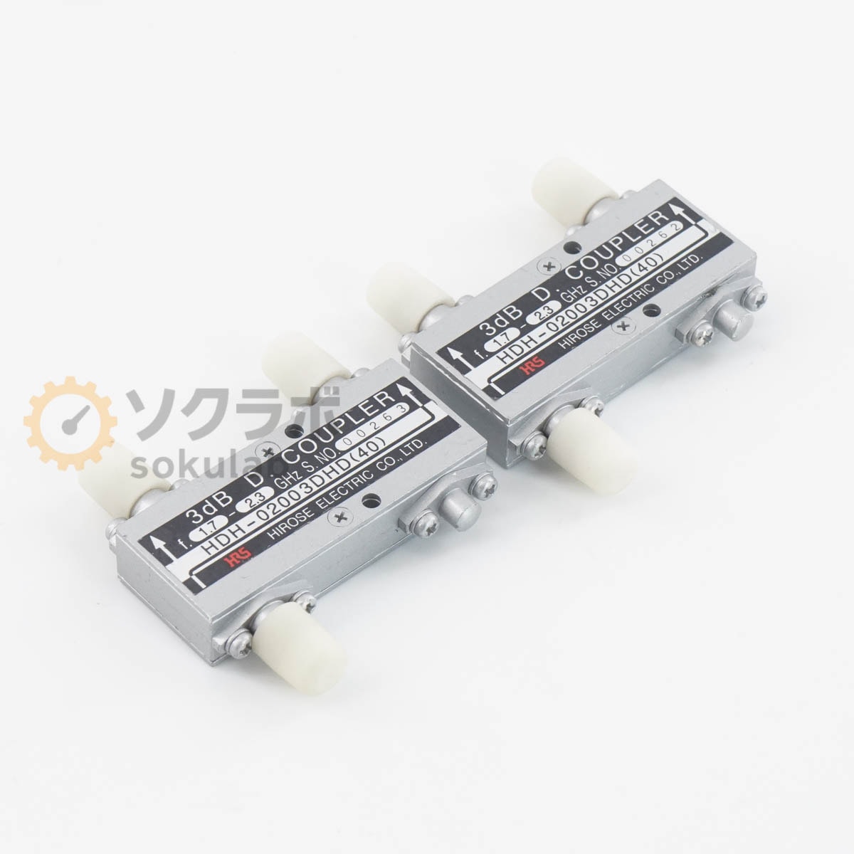 [DW]USED 8���ݾ� 2�ĥ��å� HIROSE ELECTRIC HDH-02003DHD(40) HRS Directional Coupler ���������� ���ץ顼 1.7-2.3GH...[07094-0019]