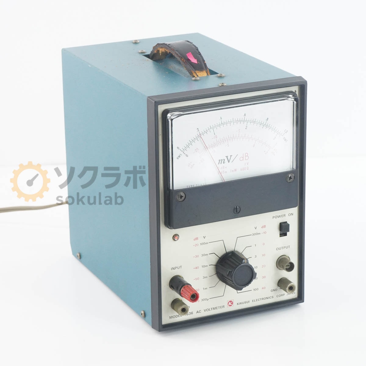 [DW]USED 8���ݾ� KIKUSUI 1636 2141 AC VOLTMETER AC�Ű��� AC�ܥ�ȥ᡼���� [07133-0008]