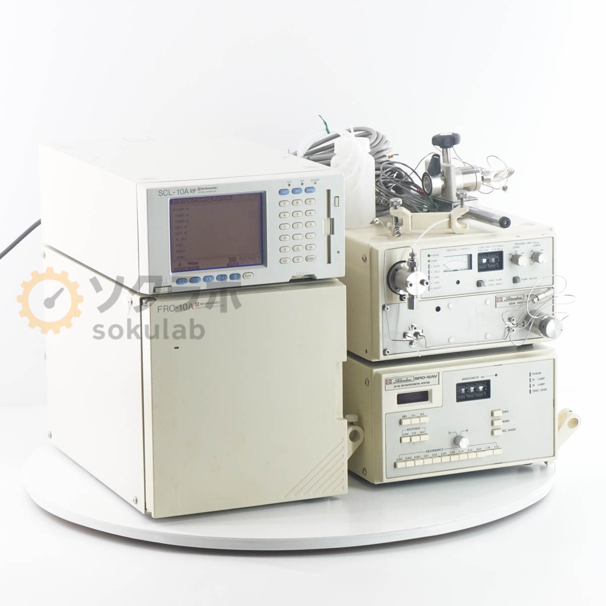 [DW]USED 8���ݾ� ���å� SHIMADZU SCL-10AVP SPD-6AV LC-6A FRC-10A HPLC �ե��� LIQUID CHROMATOGRAPH ���Υ����ޥȥ���...[07178-0005]