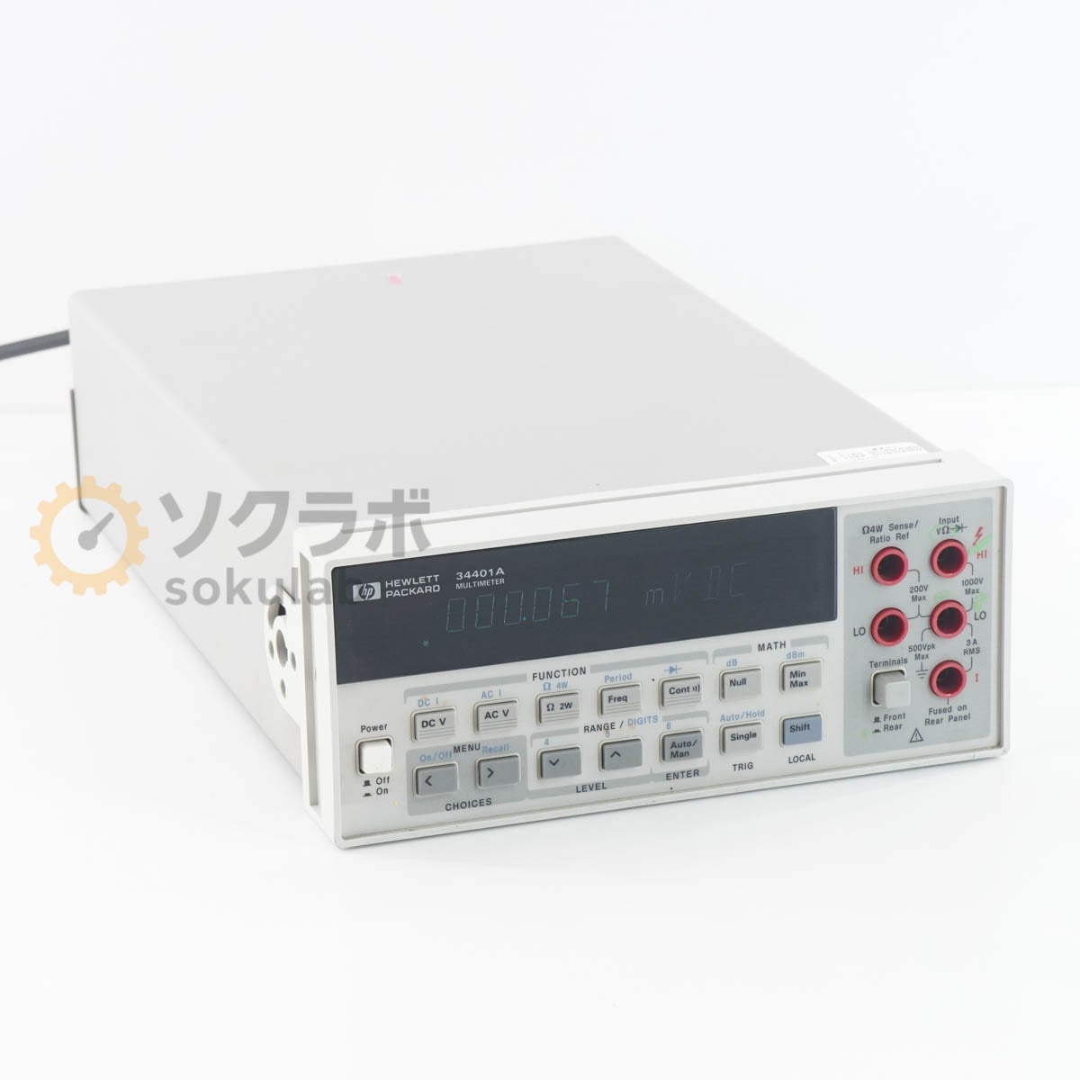 [JB]USED �ݾڤʤ� hp 34401A DMM DIGITAL MULTIMETER �ǥ�����ޥ���᡼���� [07064-0016]