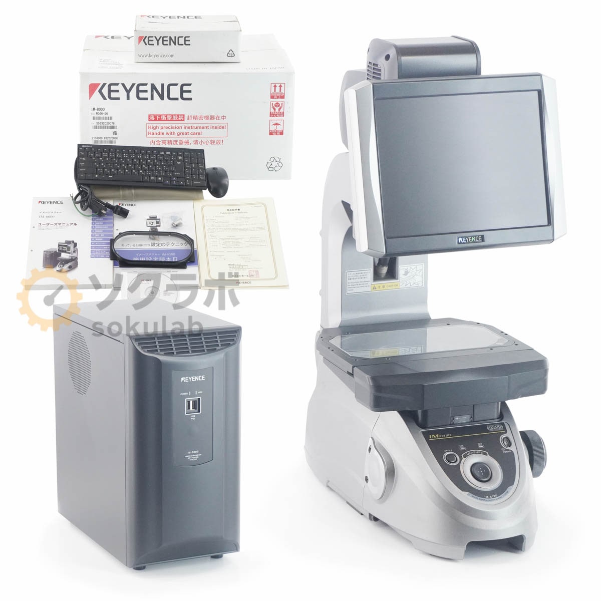 KEYENCE Rapida 受信機　新品 DW]USED 8日保証 セット KEYENCE IM-6120 IM-6600 IMAGE DIMENSION