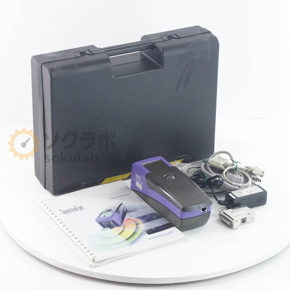 [DW]USED 8���ݾ� GretagMacbeth SpectroEYE X-rite Spectrophotometer ʬ�����ٷ� ���ڥ��ȥ����� ���å����饤�� AC����...[07230-0010]