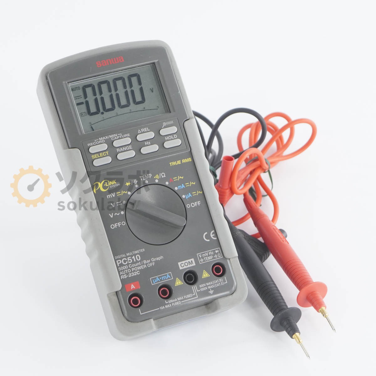 [DW]USED 8���ݾ� sanwa PC510 DMM DIGITAL MULTIMETER �ǥ�����ޥ���᡼���� [07230-0020]