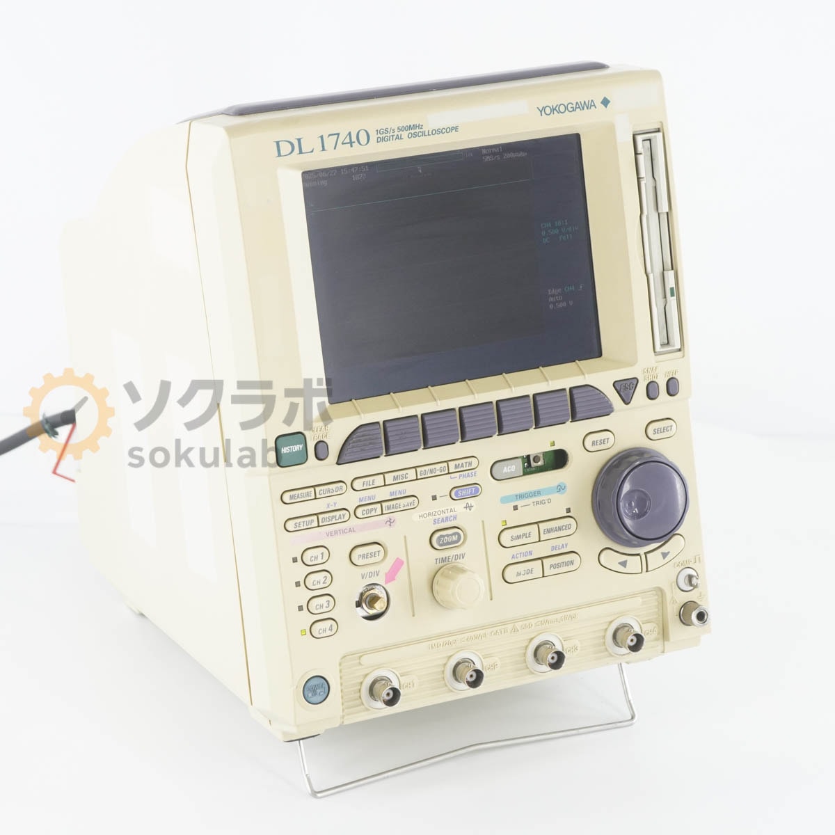 [DW]USED 8���ݾ� YOKOGAWA DL1740 701710-M-J1/B5/E2/P4/C10 DIGITAL OSCILLOSCOPE �ǥ����륪������������ 500MHz 1GS/s [07039-0008]