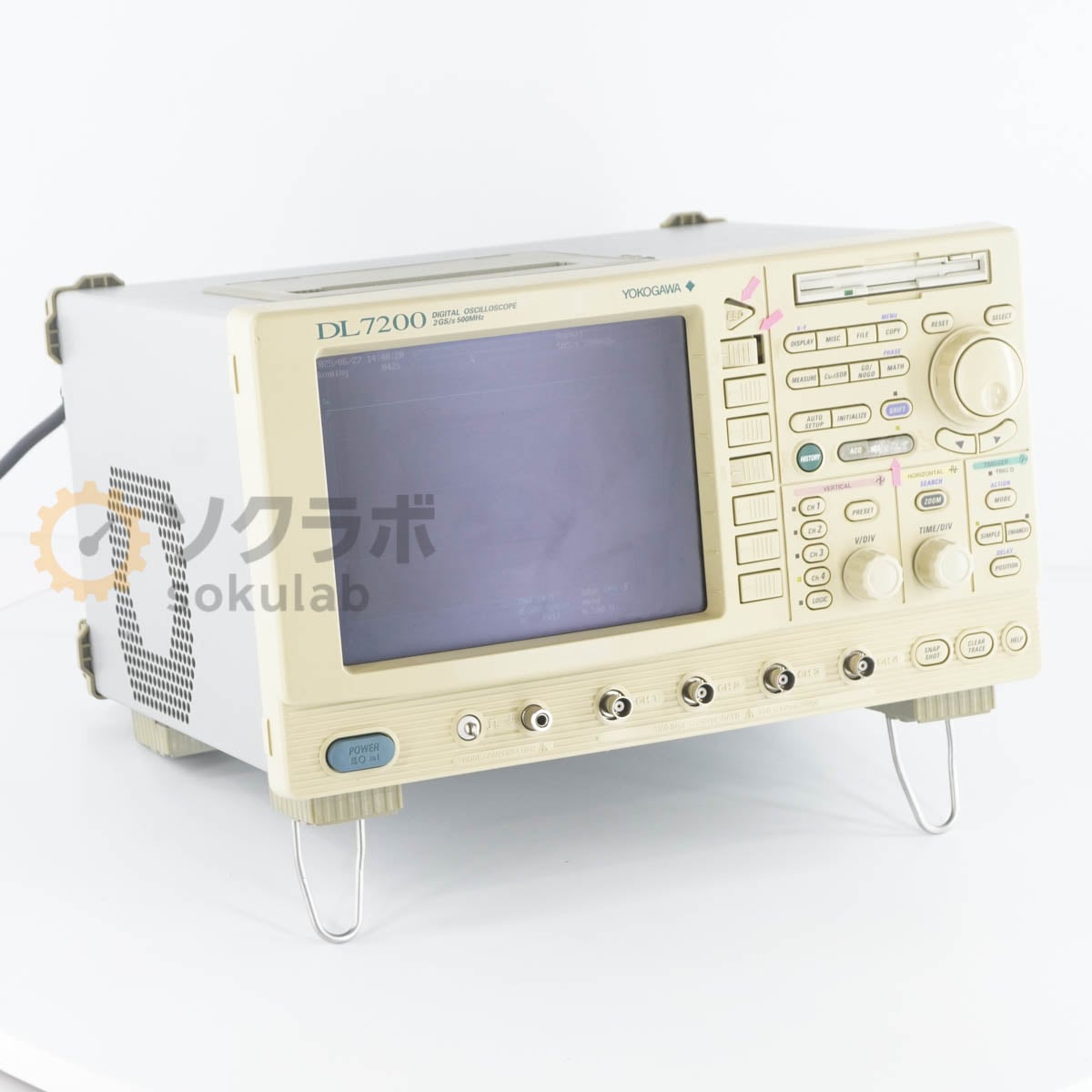 [DW]USED 8���ݾ� YOKOGAWA DL7200 701440-M/B5/N4/E2/C10 DIGITAL OSCILLOSCOPE �ǥ����륪������������ 500MHz 2GS/s [07039-0010]
