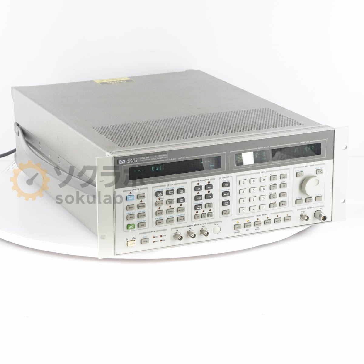 [DW]USED 8���ݾ� hp 8664A SYNTHESIZED SIGNAL GENERATOR ����ȯ���� �����ʥ른���ͥ졼���� 0.1-3000MHz [07039-0154]