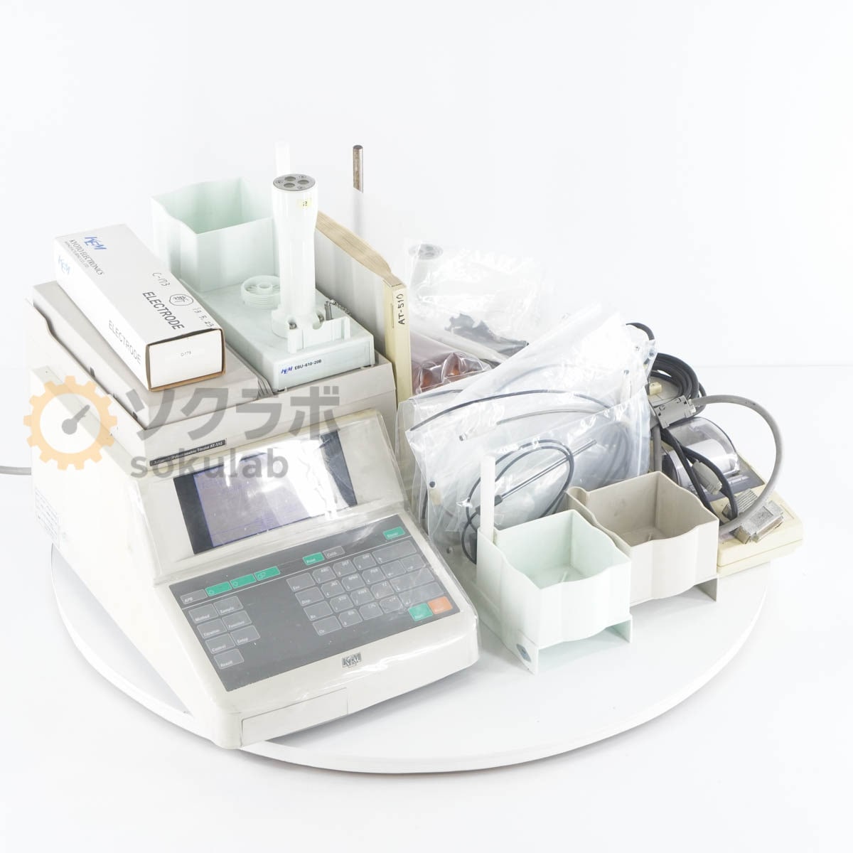 [DW]USED 8���ݾ� KEM AT-510 Automatic Potentiometric Titrator �Ű̺���ưũ������ EBU-610-20B APB-510-20B IDP-100 ��...[07197-0004]