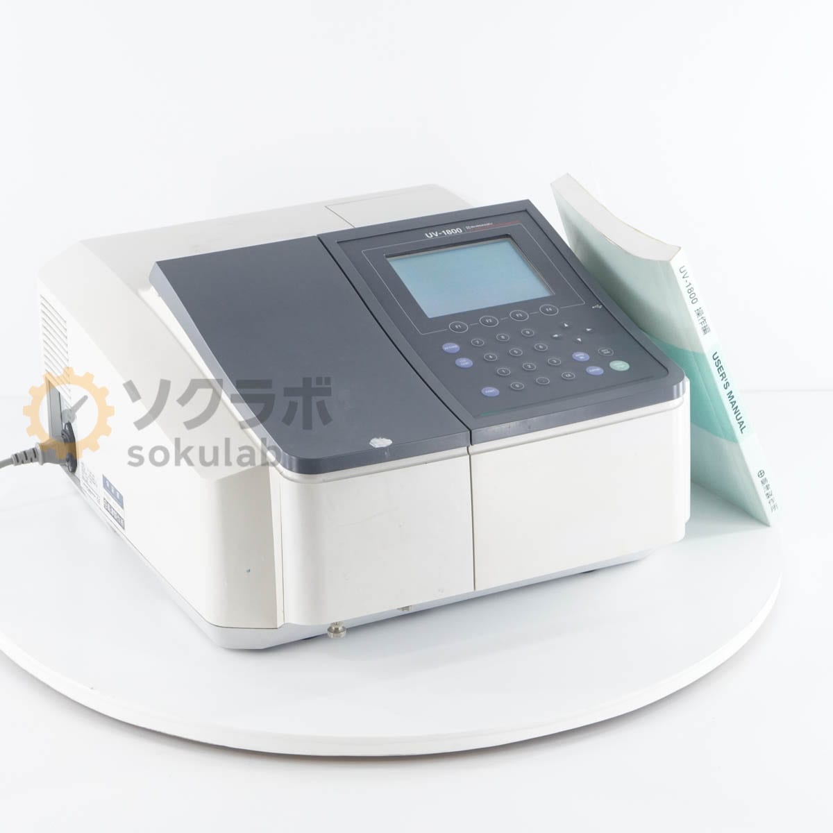 [JB]USED �ݾڤʤ� SHIMADZU UV-1800 100V UV SPECTROPHOTOMETER �糰�Ļ�ʬ�����ٷ� 100V �Ÿ������� �谷������ [07197-0005]