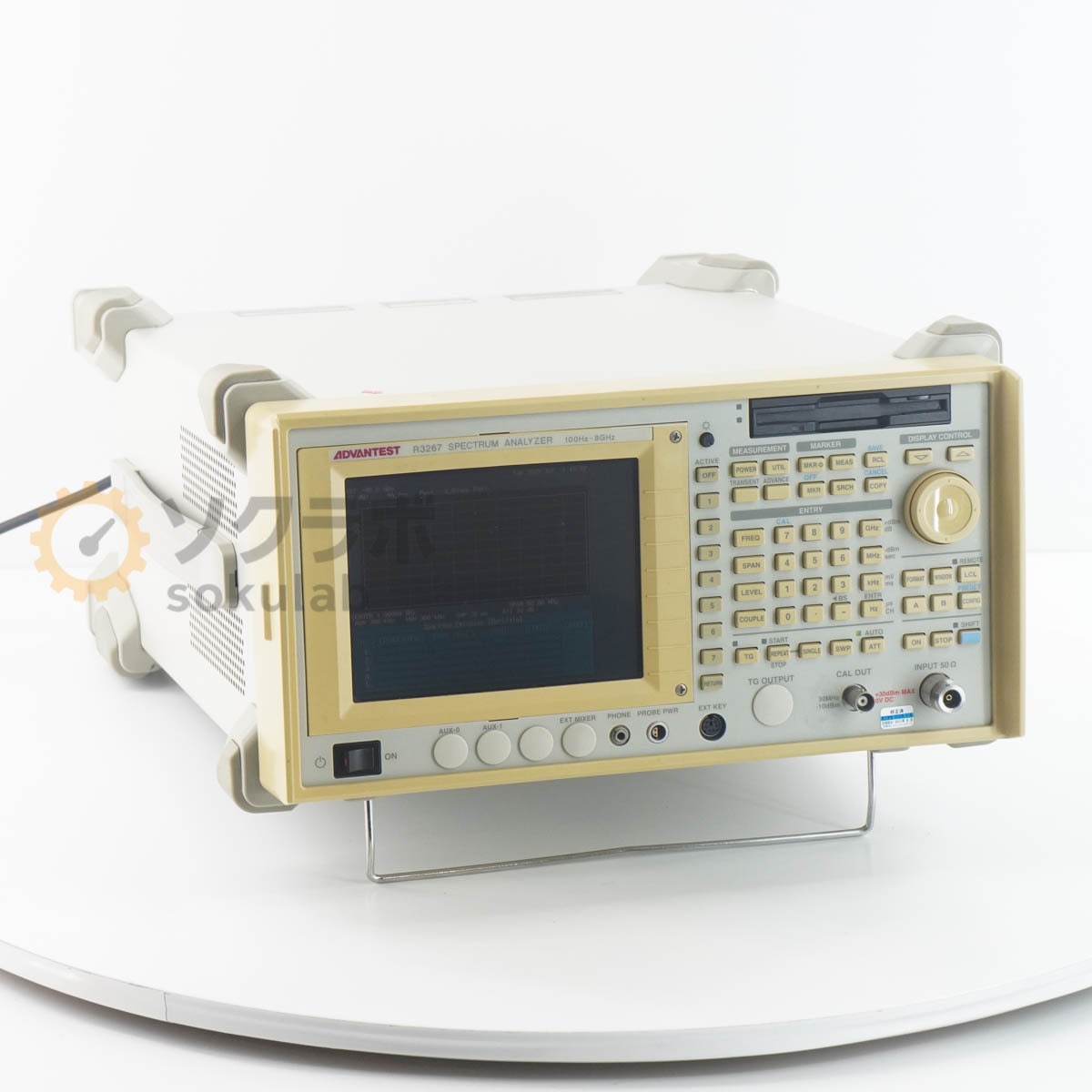 [DW]USED 8���ݾ� ADVANTEST R3267 ���ڥ��� SPECTRUM ANALYZER ���ڥ��ȥ�ॢ�ʥ饤���� 100Hz-8GHz [07334-0002]