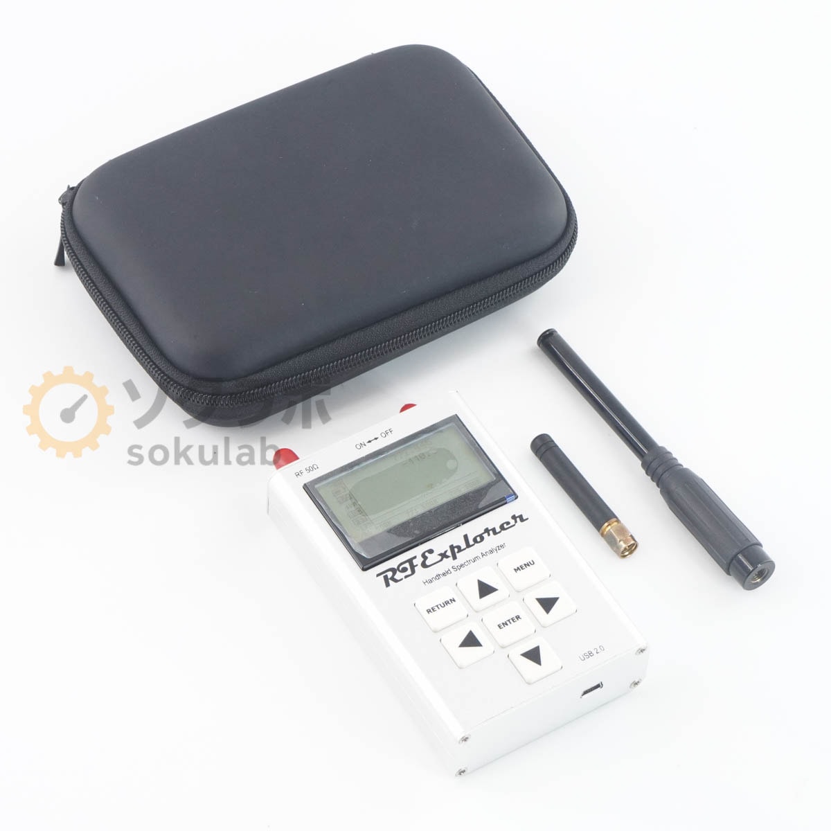 [DW]USED 8���ݾ� Seeed Studio RF Exploer Handheld Spectrum Analyzer �������ڥ��ȥ�ॢ�ʥ饤���� ���ڥ��� [07334-0005]