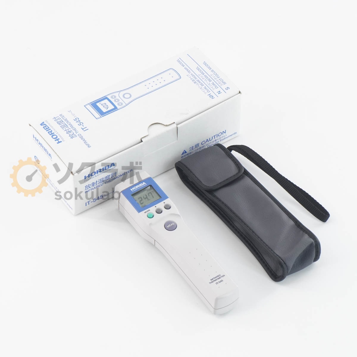 [DW]USED 8���ݾ� 3������ HORIBA IT-545N-C IT-545 INFRARED THERMOMETER ���Ͳ��ٷ� ���ܿ� �ϥ�ǥ������� -50~500�� [07249-0014]