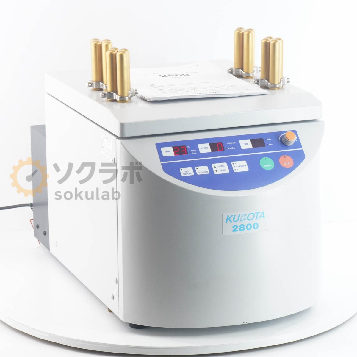 [DW]USED 8���ݾ� 8������ ư���ǧ�� KUBOTA Model 2800 Centrifuge �ơ��֥�ȥå���ѱ󿴵� ��ʬΥ�� RS-240 054-682...[07249-0001]