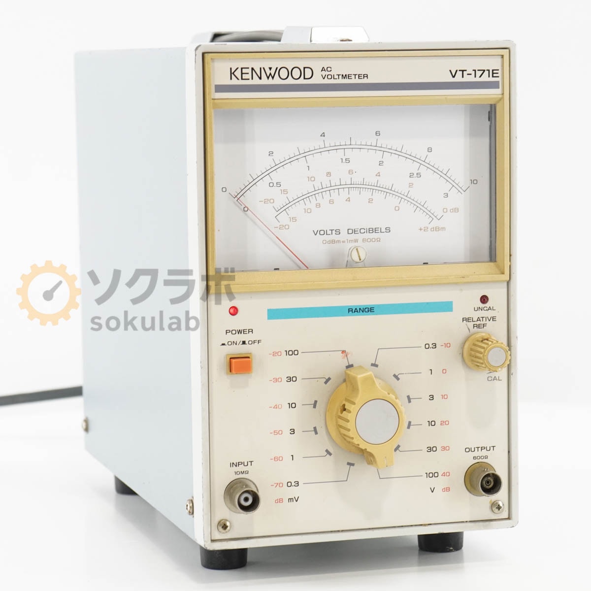 [DW]USED 8���ݾ� KENWOOD VT-171E AC VOLTMETER AC�ܥ�ȥ᡼���� AC�Ű��� ��ή�Ű��� [07237-0001]