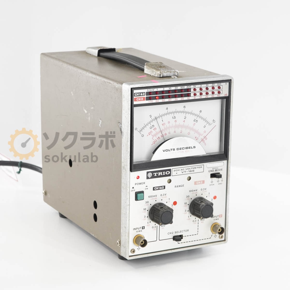 [DW]USED  TRIO VT-166 2CH AC VOLTMETER AC�ܥ�ȥ᡼���� AC�Ű��� [07237-0006]