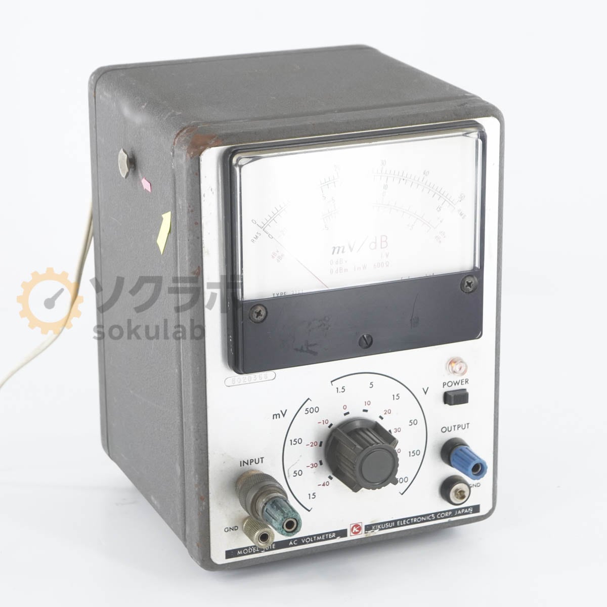 [DW]USED 8���ݾ� KIKUSUI 161E AC VOLTMETER AC�ܥ�ȥ᡼���� AC�Ű��� ��ή�Ű��� [07237-0008]