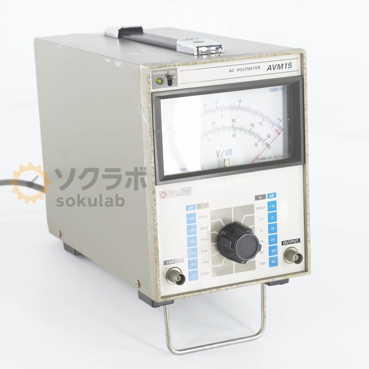 [DW]USED 8���ݾ� KIKUSUI AVM15 AC VOLTMETER AC�Ű��� AC�ܥ�ȥ᡼���� ��ή�Ű��� [07237-0010]