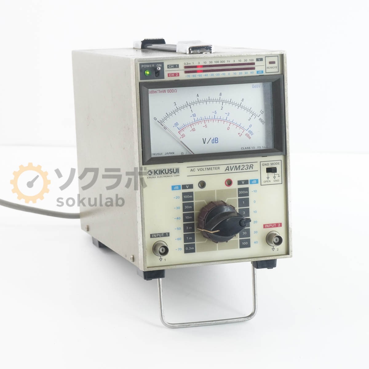 [DW]USED 8���ݾ� KIKUSUI AVM23R AC VOLTMETER AC�Ű��� AC�ܥ�ȥ᡼���� ��ή�Ű��� [07237-0032]