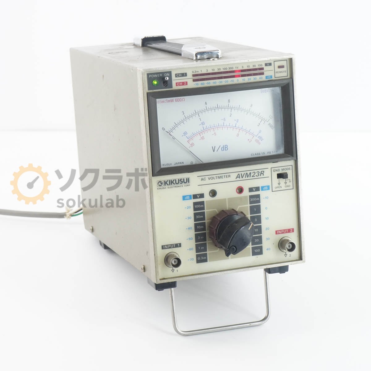 [DW]USED 8���ݾ� KIKUSUI AVM23R AC VOLTMETER AC�Ű��� AC�ܥ�ȥ᡼���� ��ή�Ű��� [07237-0042]