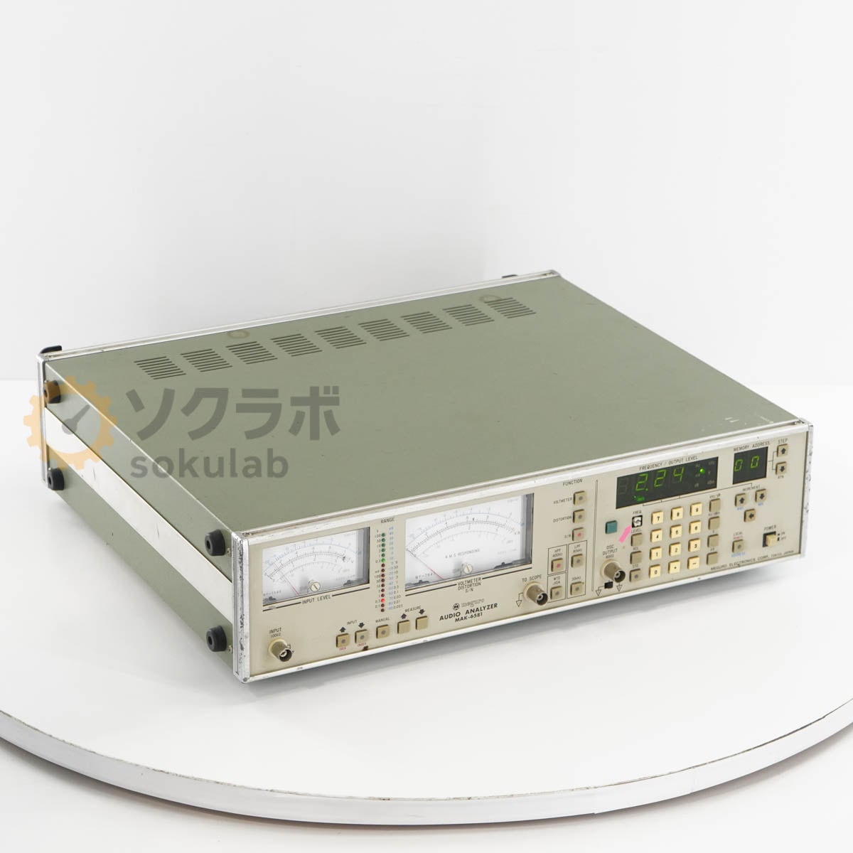 [JB]USED ݾڤʤ MEGURO MAK-6581 AUDIO ANALYZER ǥʥ饤 [07237-0062]