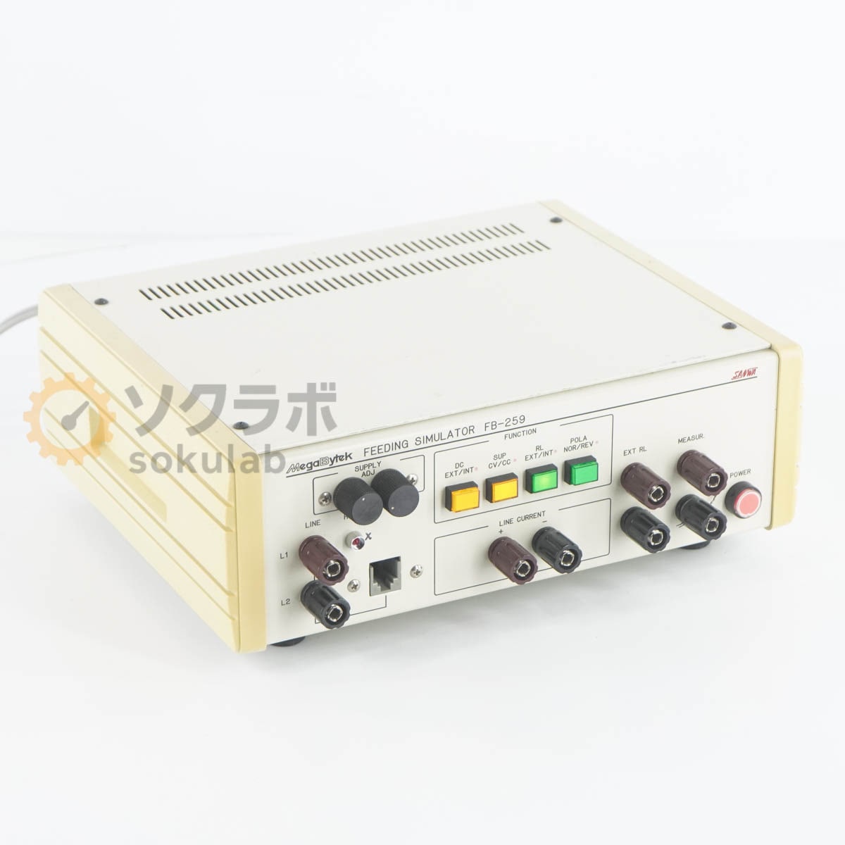 [DW]USED 8���ݾ� SANWA RADIO MEASUREMENT WORKS FB-259 MegaBytek FEEDING SIMULATOR ���ߥ�졼���� [07237-0195]
