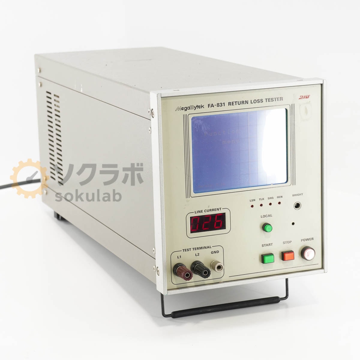 [DW]USED 8���ݾ� SANWA RADIO MEASUREMENT WORKS FA-831 MegaBytek RETURN LOSS TESTER �꥿��������ƥ����� [07237-0233]