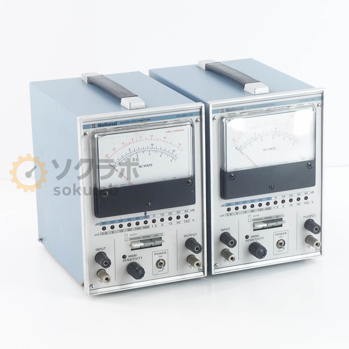 [DW]USED 8���ݾ� 2�楻�å� National VP-9611B AUTO VOLTMETER ��ư���쥯�ȥ��˥å��Ű��� �ܥ�ȥ᡼���� [07237-0271]