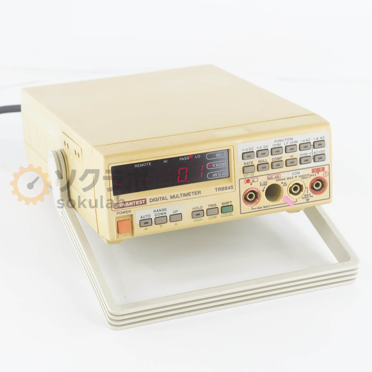 ADVANTEST R6552 5.5桁 デジタルマルチメーター動作良好 ADVANTEST R6552 5.5桁 デジタルマルチメーター 現状品