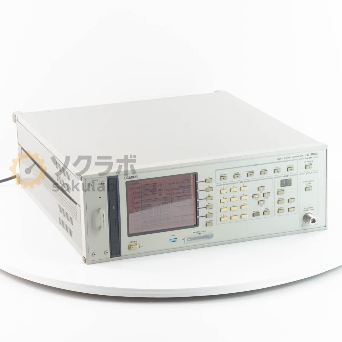 [DW]USED 8���ݾ� LEADER LG 3802 LG3802 ISDB-T SIGNAL GENERATOR ����ȯ���� �����ʥ른���ͥ졼���� OP70 [07237-0322]