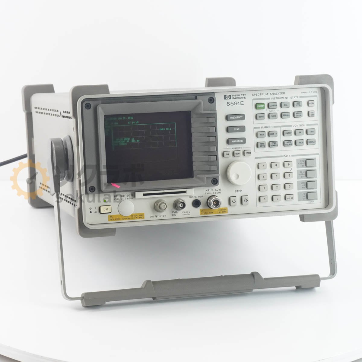 [DW]USED  hp 8591E ���ڥ��� SPECTRUM ANALYZER ���ڥ��ȥ�ॢ�ʥ饤���� OPT 041 140 9kHz-1.8GHz [07298-0002]