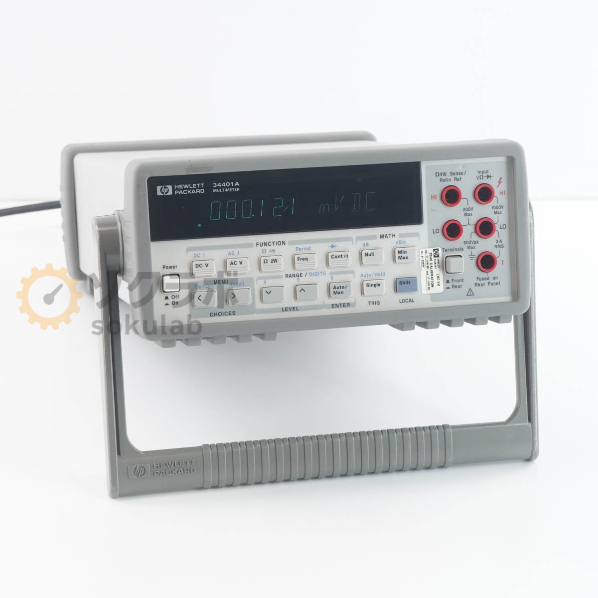 [DW]USED 8���ݾ� hp 34401A DMM DIGITAL MULTIMETER �ǥ�����ޥ���᡼���� [07298-0023]