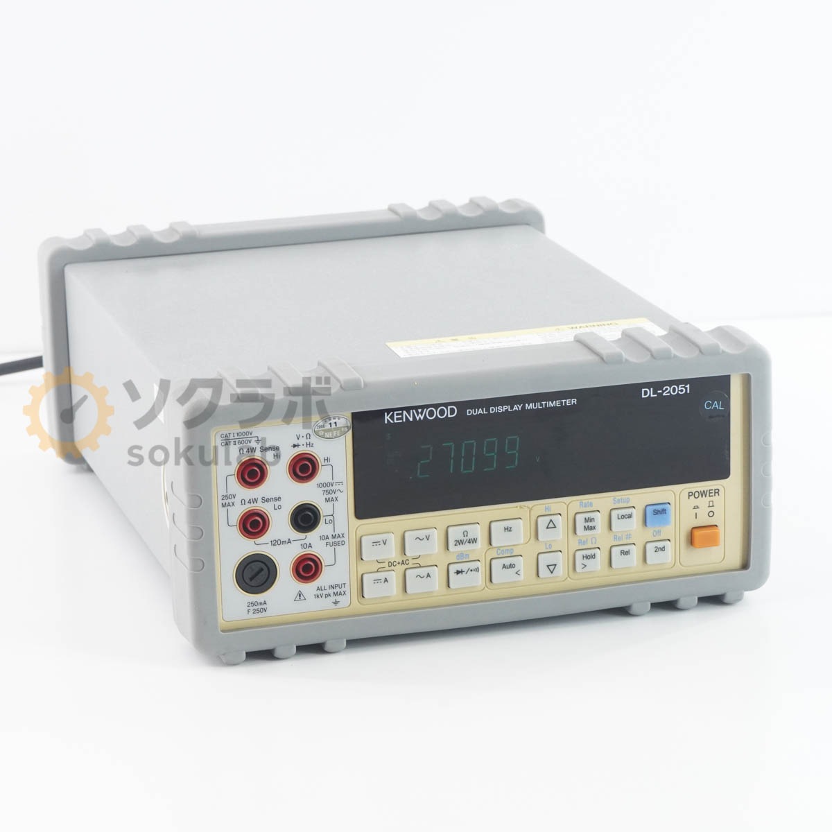 [DW]USED  KENWOOD DL-2051G DL-2000 DL-2051 DMM DUAL DISPLAY MULTIMETER �ǥ�����ޥ���᡼���� [07298-0029]